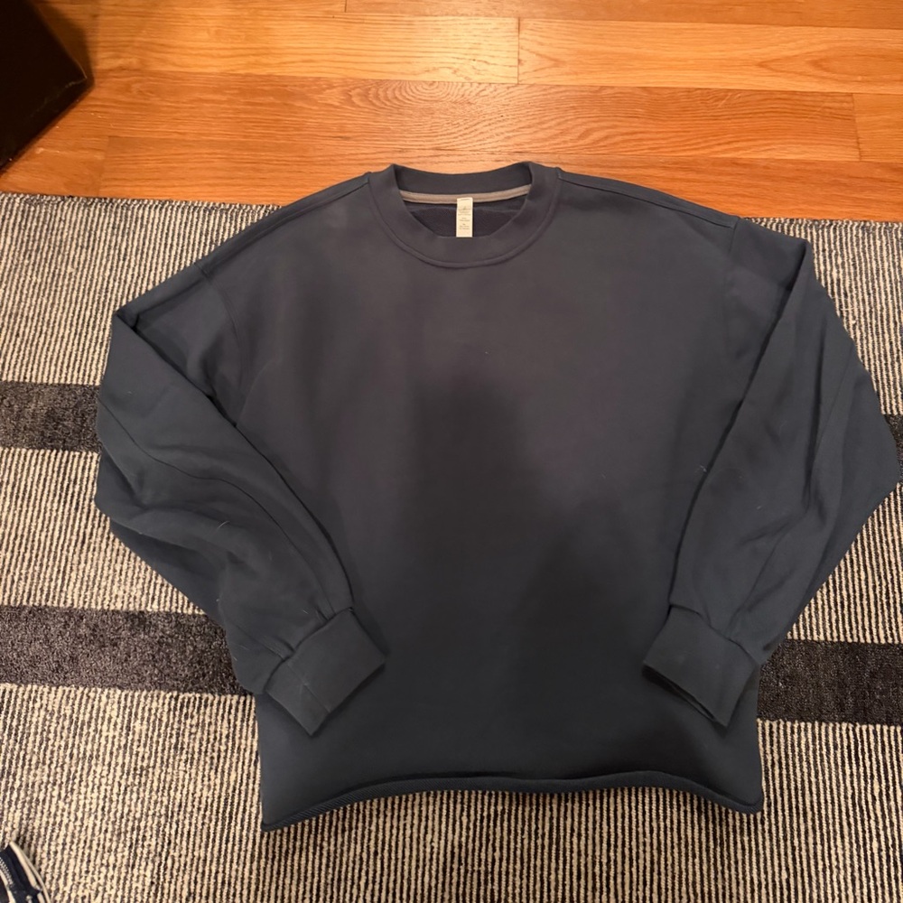Lulu lemon navy crew neck